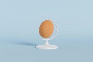 Erdkugel eines Eies foto
