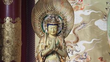 Buddha-Figur. buddhistische Skulptur. Bilder des chinesischen Buddhas foto