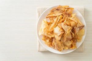 knusprig süße Taro Chips - Snack foto