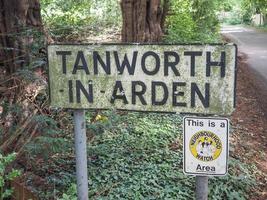 tanworth im arden sign foto