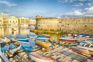 Schloss Anvine-Aragonese in Gallipoli, Salento, Apulien, Italien foto