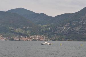 Blick auf den Iseosee foto