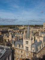 Luftaufnahme von Cambridge foto