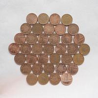 GBP-Pfund-Münzen foto