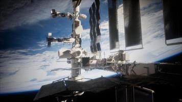 erd- und weltraumstation iss foto