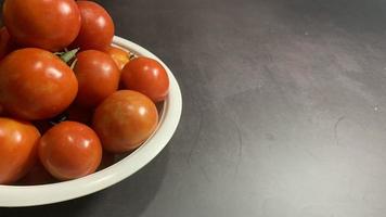 rote Tomaten. frische Tomaten. foto