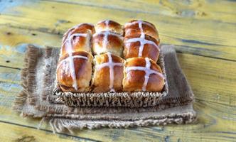 hausgemachte Hot Cross Buns foto