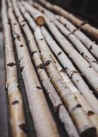 Holzstäbchen aus Birke foto
