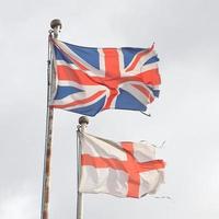 uk und england flagge foto