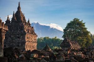 indonesischer alter tempel, plaosan tempel foto