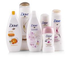 Produkt-Shooting von Dove Cream Shower Gel. foto