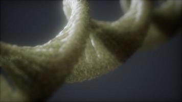 Endlos wiederholbare Struktur der DNA-Doppelhelix-Animation foto