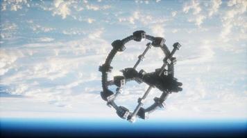 erd- und weltraumstation iss foto