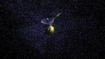 der satellit cassini nähert sich dem saturn foto