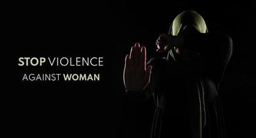 Stoppen Sie die Gewalt gegen Frauen foto