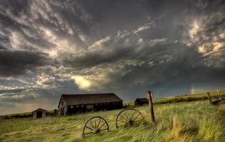 Gewitterwolken Saskatchewan foto