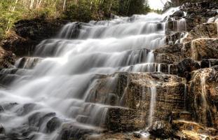 Wasserfall-Gletscher-Nationalpark foto