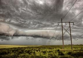 Gewitterwolken Saskatchewan foto