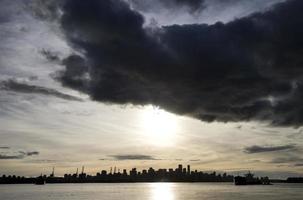 Vancouver Skyline Kanada Sonnenuntergang foto