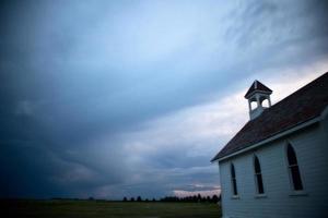 Präriegewitterwolken Kanada foto