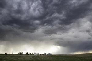 Präriegewitterwolken Kanada foto