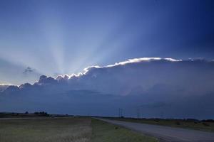 Gewitterwolken Saskatchewan foto