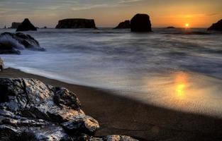 Sonnenuntergang Bandon Oregon foto