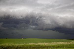 Präriegewitterwolken Kanada foto