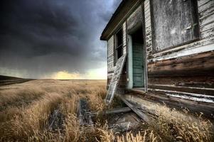 Verlassenes Bauernhaus Saskatchewan Kanada foto