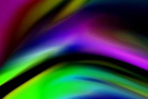 abstrakt regenbogen blau und lila verzerrt chromatische welle regenbogenlicht träumerischer effekt overlay flüssigkeiten dynamisches muster auf bunt. foto