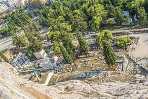 akropolis von athen ruinen parthenon griechenland hauptstadt athen in griechenland. foto