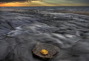 Lake Superior im Norden von Michigan foto