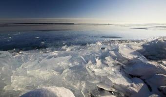 Lake Superior im Winter foto