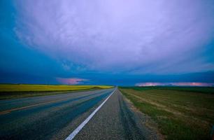 Bewölkter Tag in Saskatchewan foto