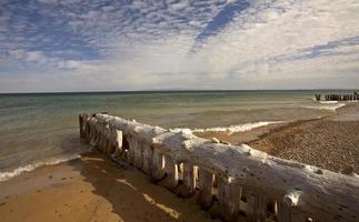 Lake Superior im Norden von Michigan foto