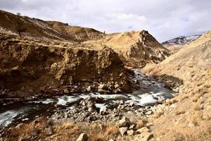 Yellowstone Park Wyoming Winterschnee foto