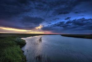 Holzfluss Saskatchewan Kanada foto