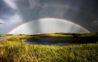 Saskatchewan-Sturmregenbogen foto