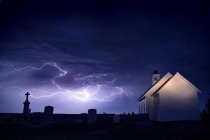 Sturm und die Landkirche foto