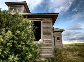 Verlassenes Bauernhaus Saskatchewan Kanada foto