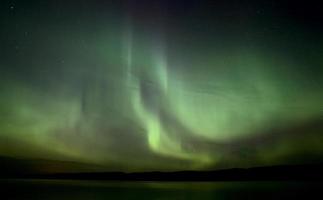 Nachtaufnahme Nordlichter foto