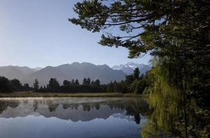 Lake Matheson Neuseeland foto