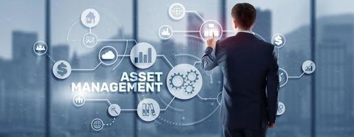 Anlagenmanagement. Finanzimmobilien-Management-Konzept foto