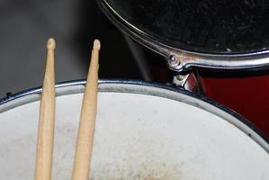 Schlagzeug Detailansicht foto