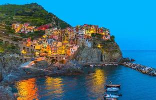 manarola traditionelles typisches italienisches dorf im nationalpark cinque terre foto