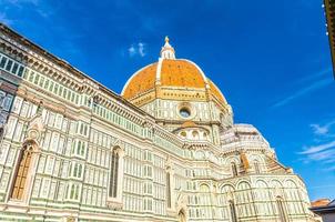 kuppel von florenz duomo, cattedrale di santa maria del fiore, basilika der heiligen maria der blumenkathedrale foto