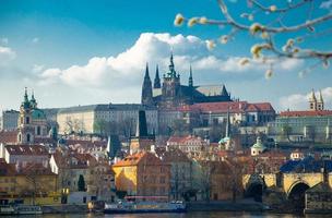 historisches zentrum von prag mit dem schloss, prag, tschechische republik foto