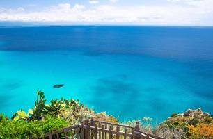 kap capo vaticano luftpanorama, kalabrien, süditalien foto