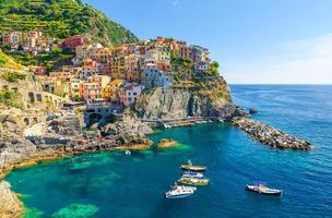 manarola traditionelles typisches italienisches dorf im nationalpark cinque terre foto