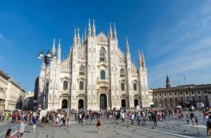 Mailänder Dom auf der Piazza del Duomo, Mailand, Italien foto